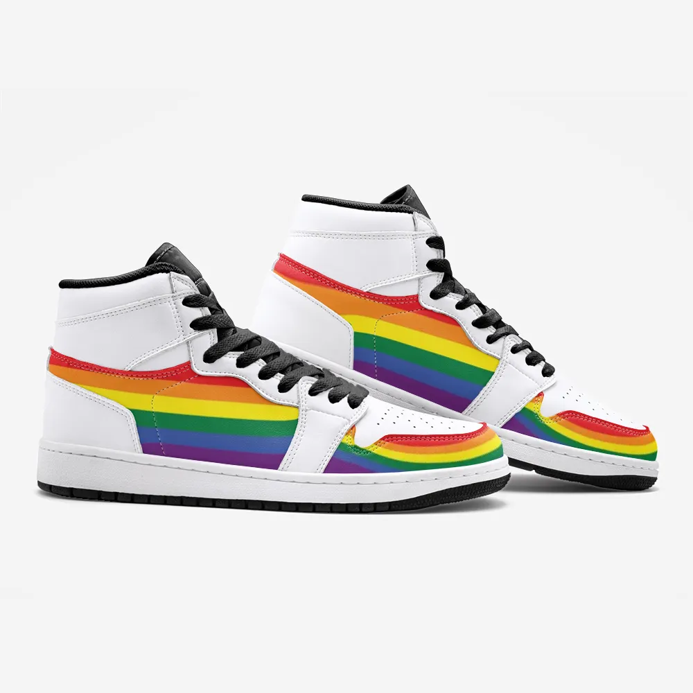 Rainbow Stripe Sneakers