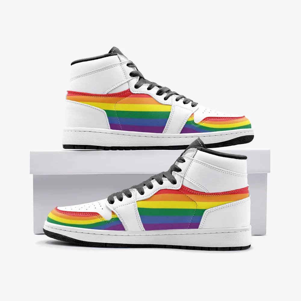 Rainbow Stripe Sneakers