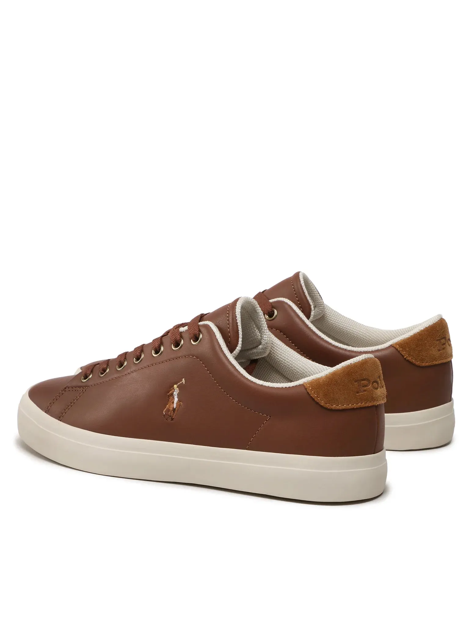 Ralph Lauren Longwood Leather Sneaker | Tan