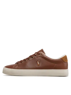 Ralph Lauren Longwood Leather Sneaker | Tan