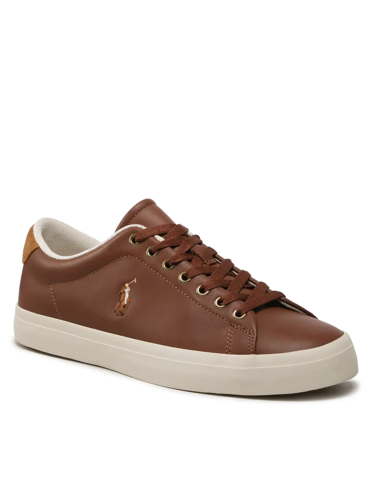 Ralph Lauren Longwood Leather Sneaker | Tan