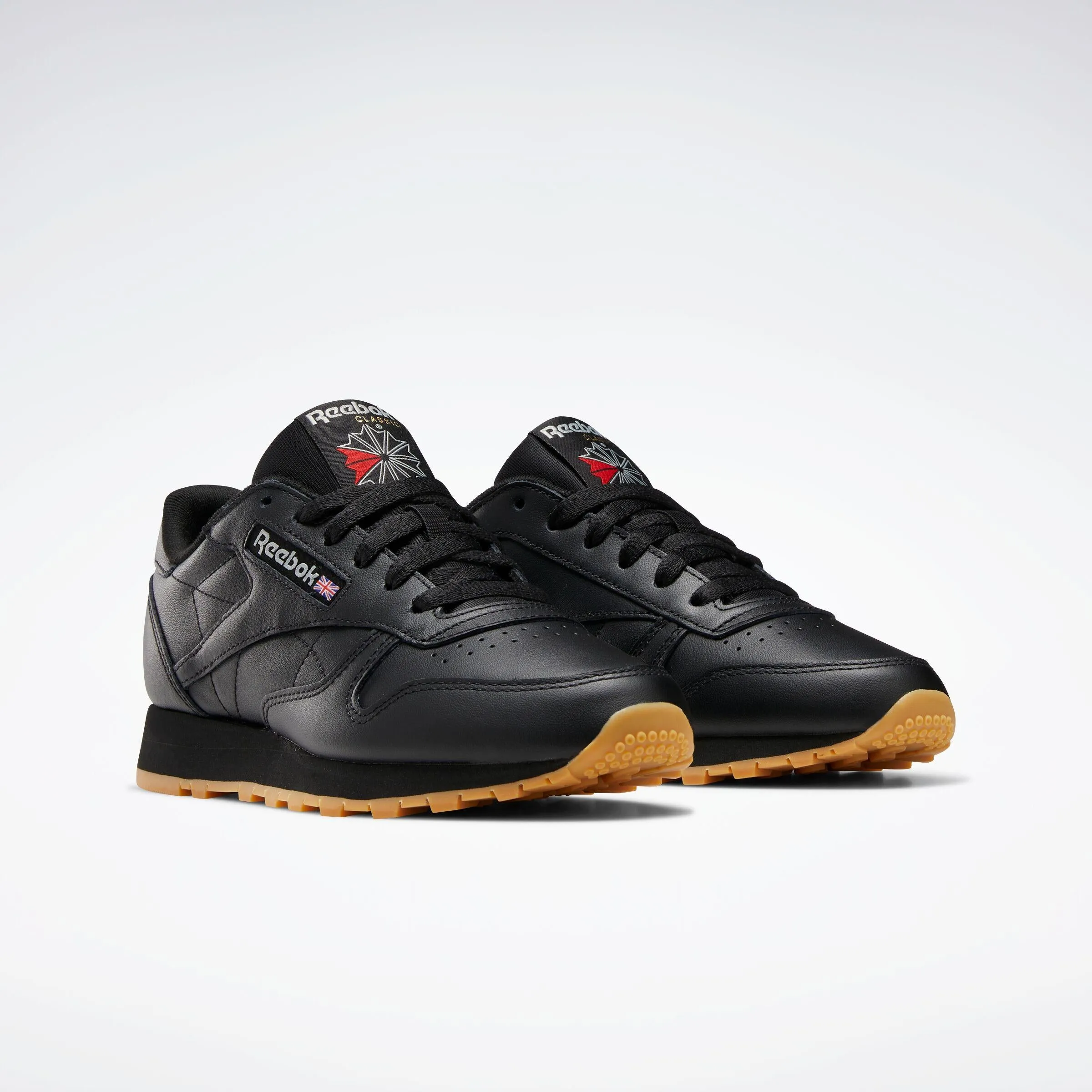 Reebok Footwear Women Classic Leather Shoes CORE BLK/PURE GRY 5/REEBOK RUB