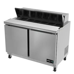 Sandwich Salad Prep Table  48"  APTS-48-12 Asber 2 Door