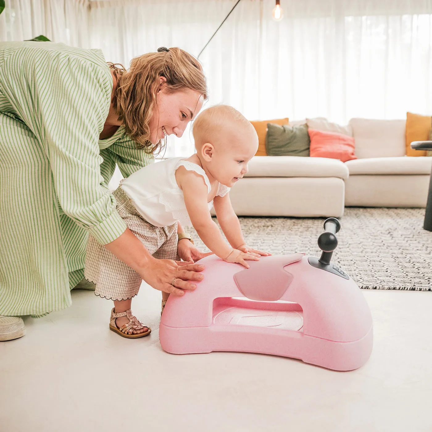 Scoot and Ride My First 3 in 1 Baby Walker & Ride On in Rose