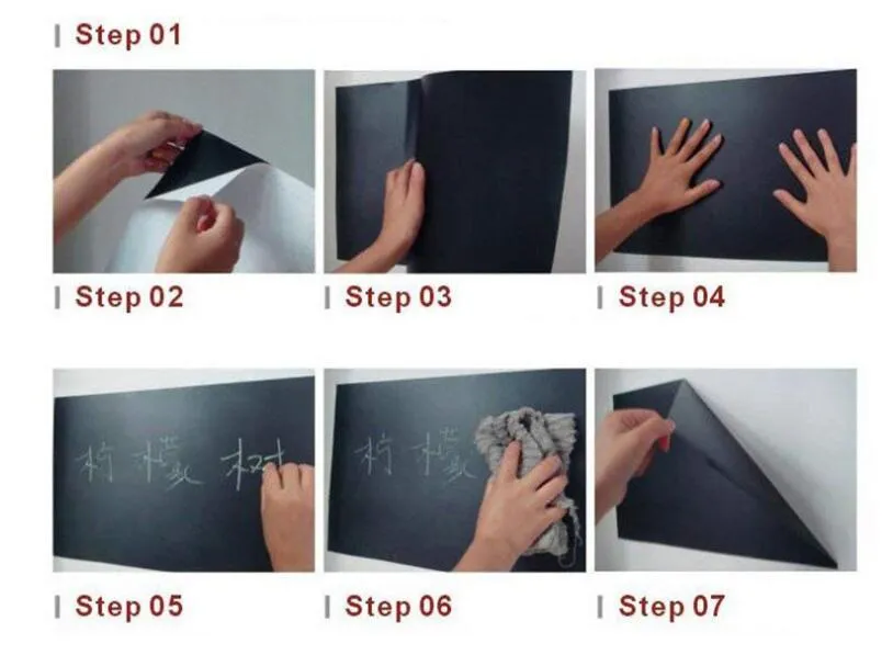 Self Adhesive Removable Blackboard Sticker