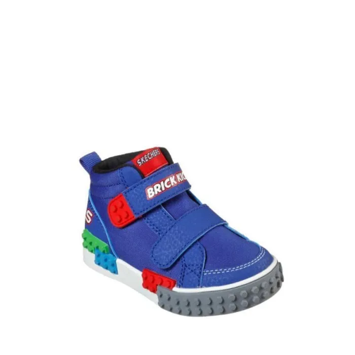 Skechers Kids Toddlers Kool Bricks Lil Constructor Boots Blue