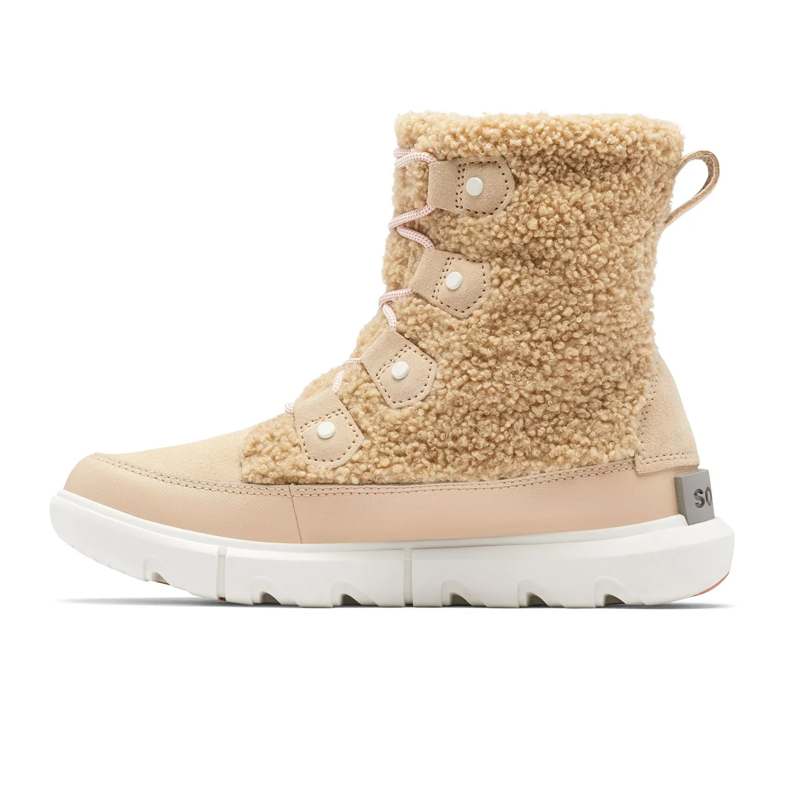 Sorel Explorer II Joan Cozy Mid Boot (Women) - Nova Sand/Sea Salt