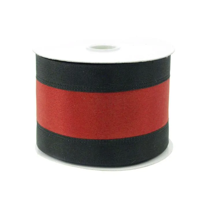 Stripe Sport Theme Ribbon Wired Edge, 2-1/2-inch, 10-yard