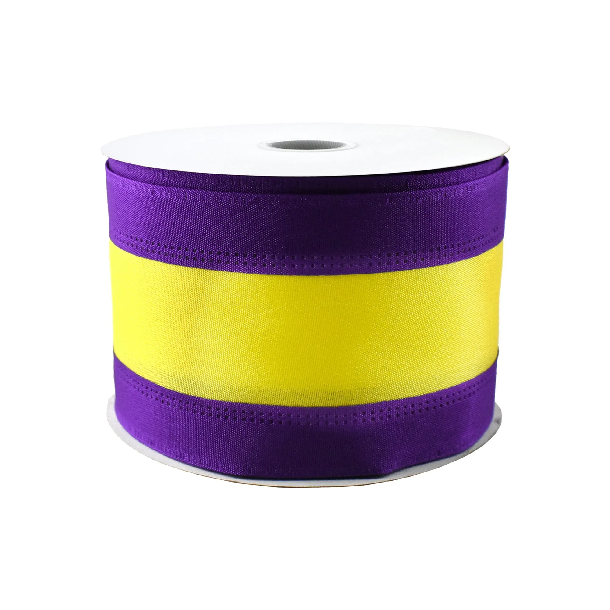 Stripe Sport Theme Ribbon Wired Edge, 2-1/2-inch, 10-yard