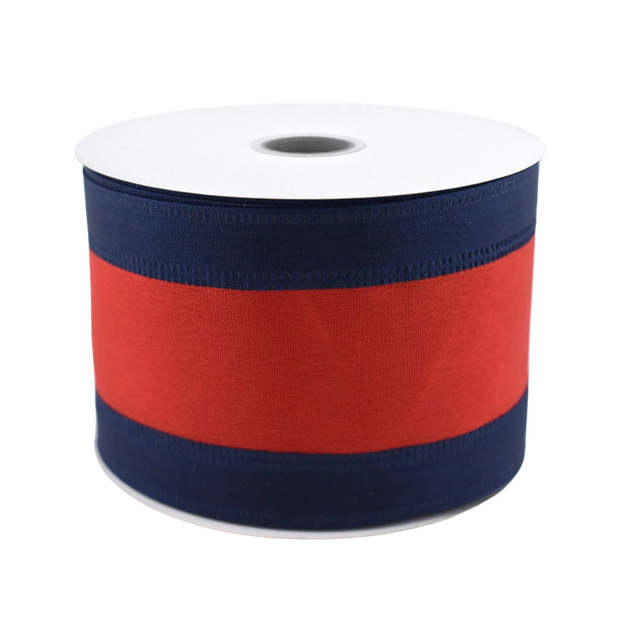 Stripe Sport Theme Ribbon Wired Edge, 2-1/2-inch, 10-yard