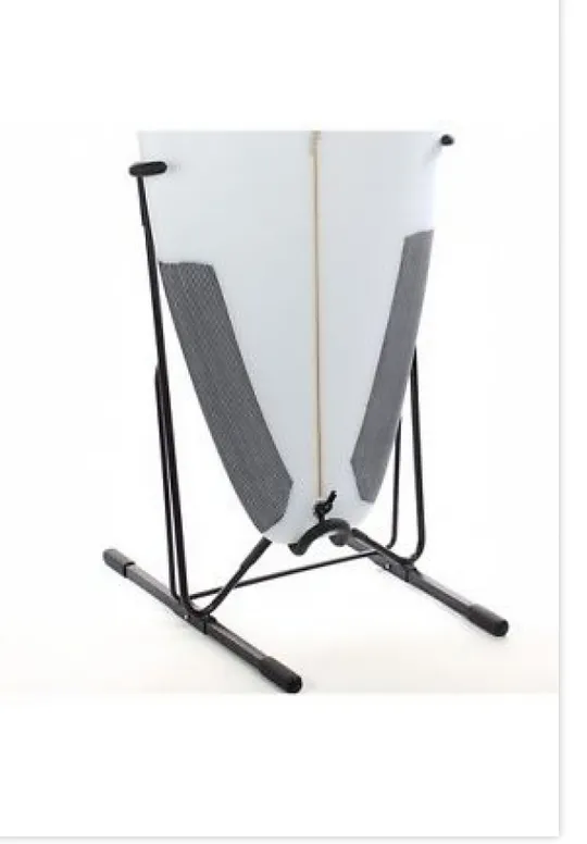 Surfboard Freestanding Rack - Vertical Steel - No Center Fin Needed