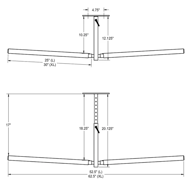 Surfboard SUP & Kayak Ceiling Racks 70kg