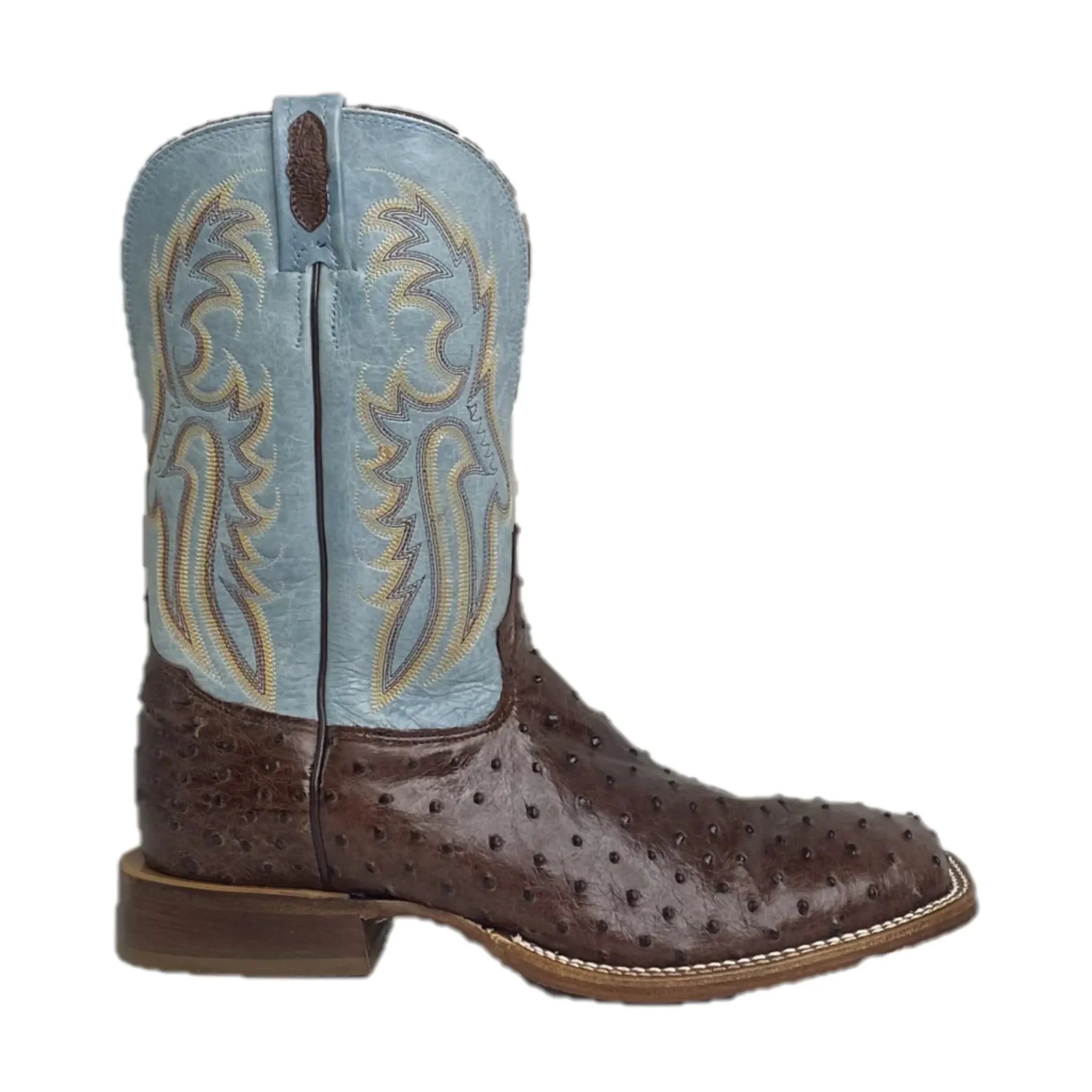 TONY LAMA MEN'S JACINTO OSTRICH WESTERN BOOT - EP6093