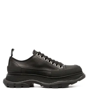 Tread Slick Leather Sneaker, Black