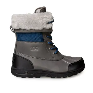 UGG Butte II Matte Charcoal Boots - Youth