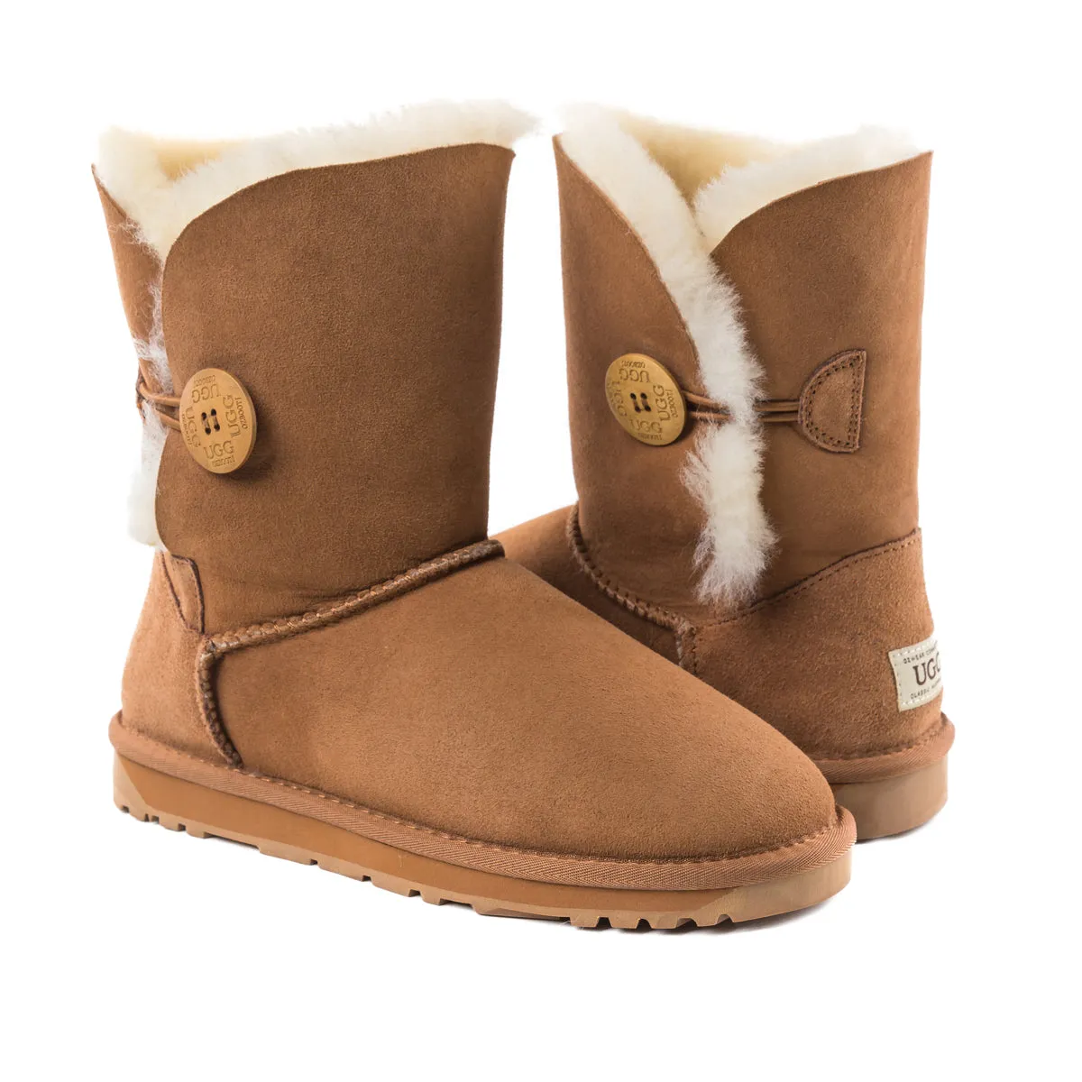 Ugg Classic Short Button Boots (Water Resistant)