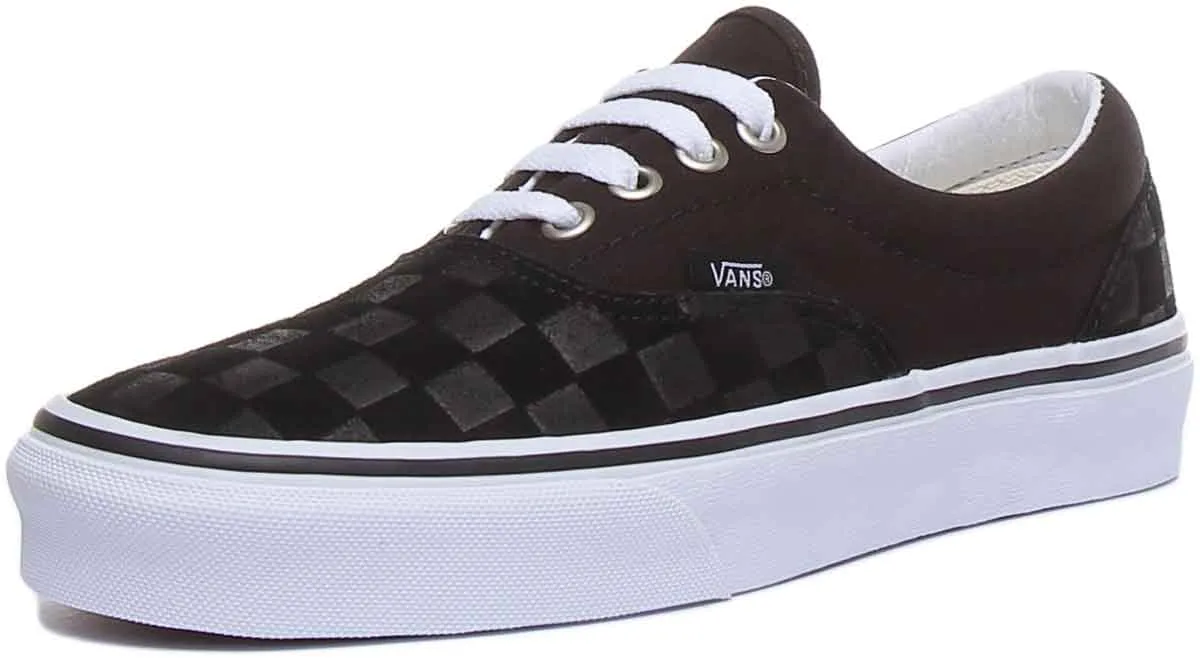 Vans Classic Era Check In Black White For Women