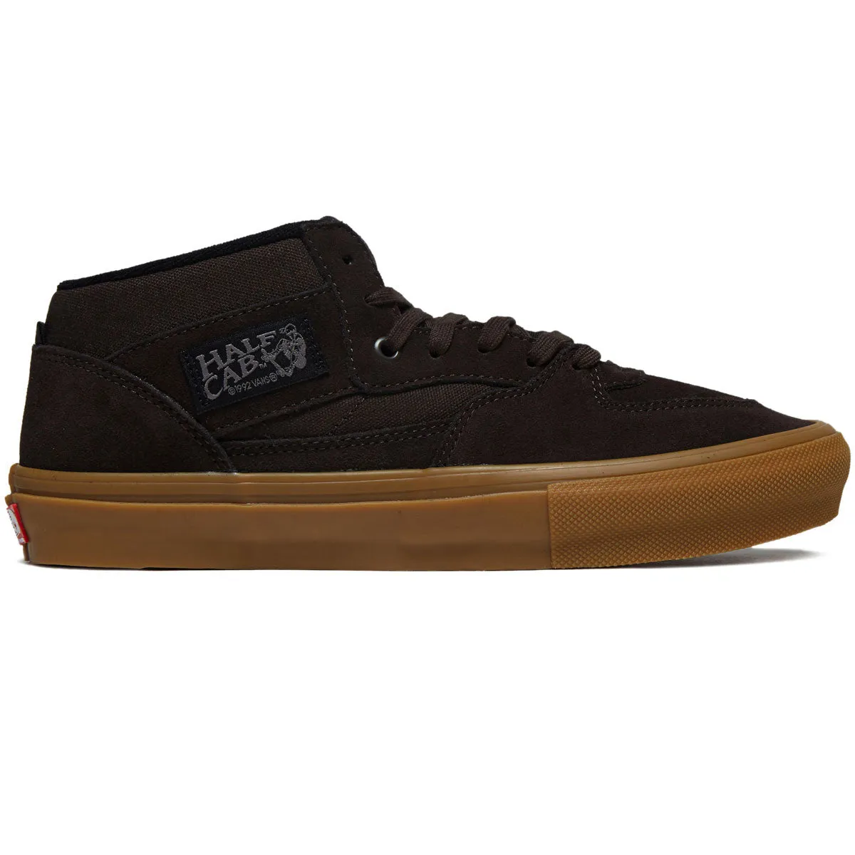 Vans Skate Half Cab Shoes - Brown Suede/Gum