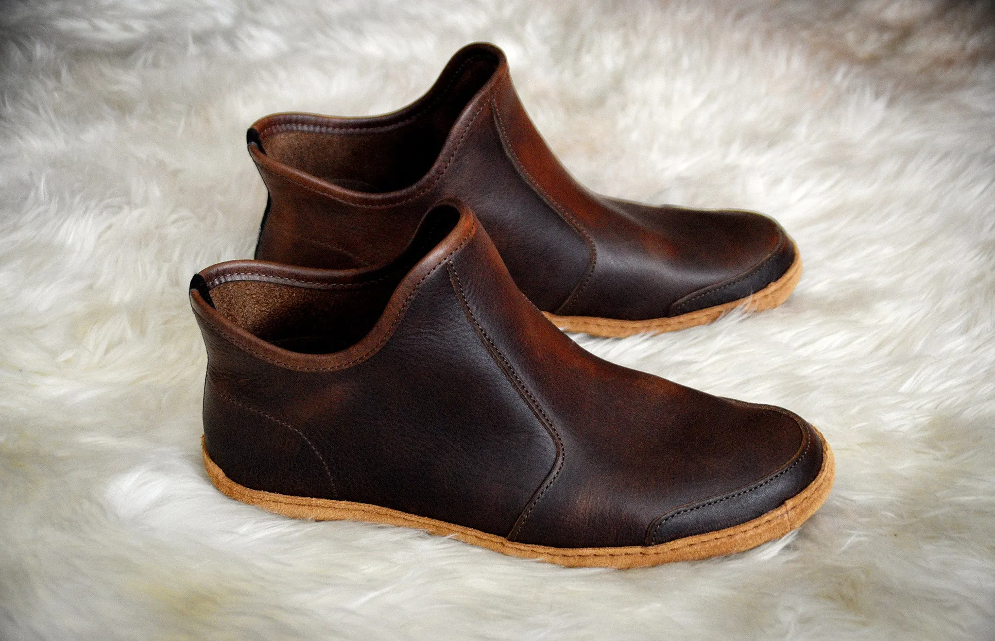 Vermont House Shoes®: Hi-Top - Chocolate