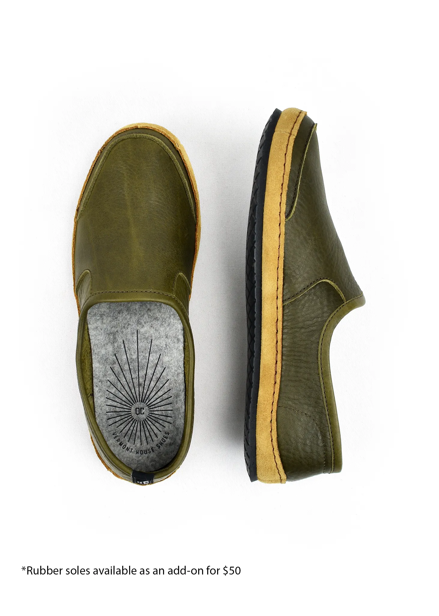 Vermont House Shoes®: Loafer - Olive