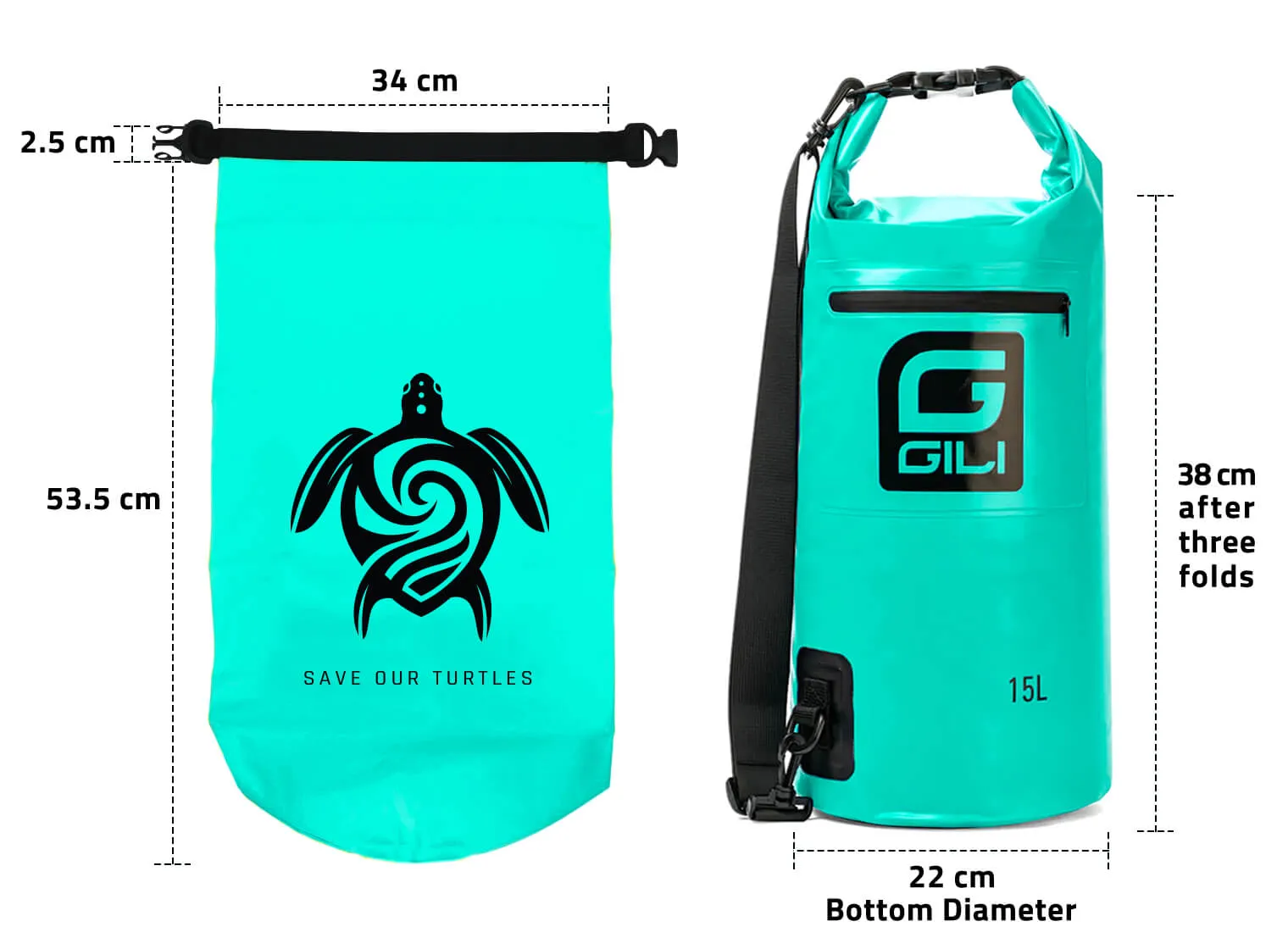 Waterproof Roll-Top Dry Bag