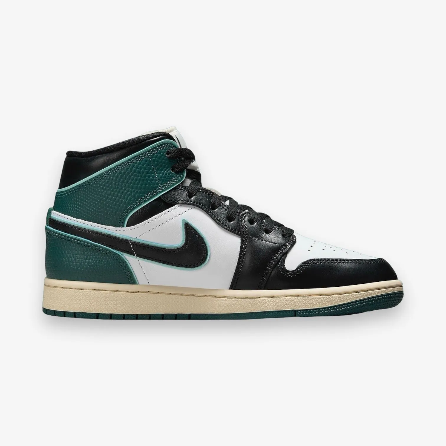 WMNS AIR JORDAN 1 MID SE WHITE/BLACK-LIGHT DEW-OXIDIZED GREEN FQ7818-100