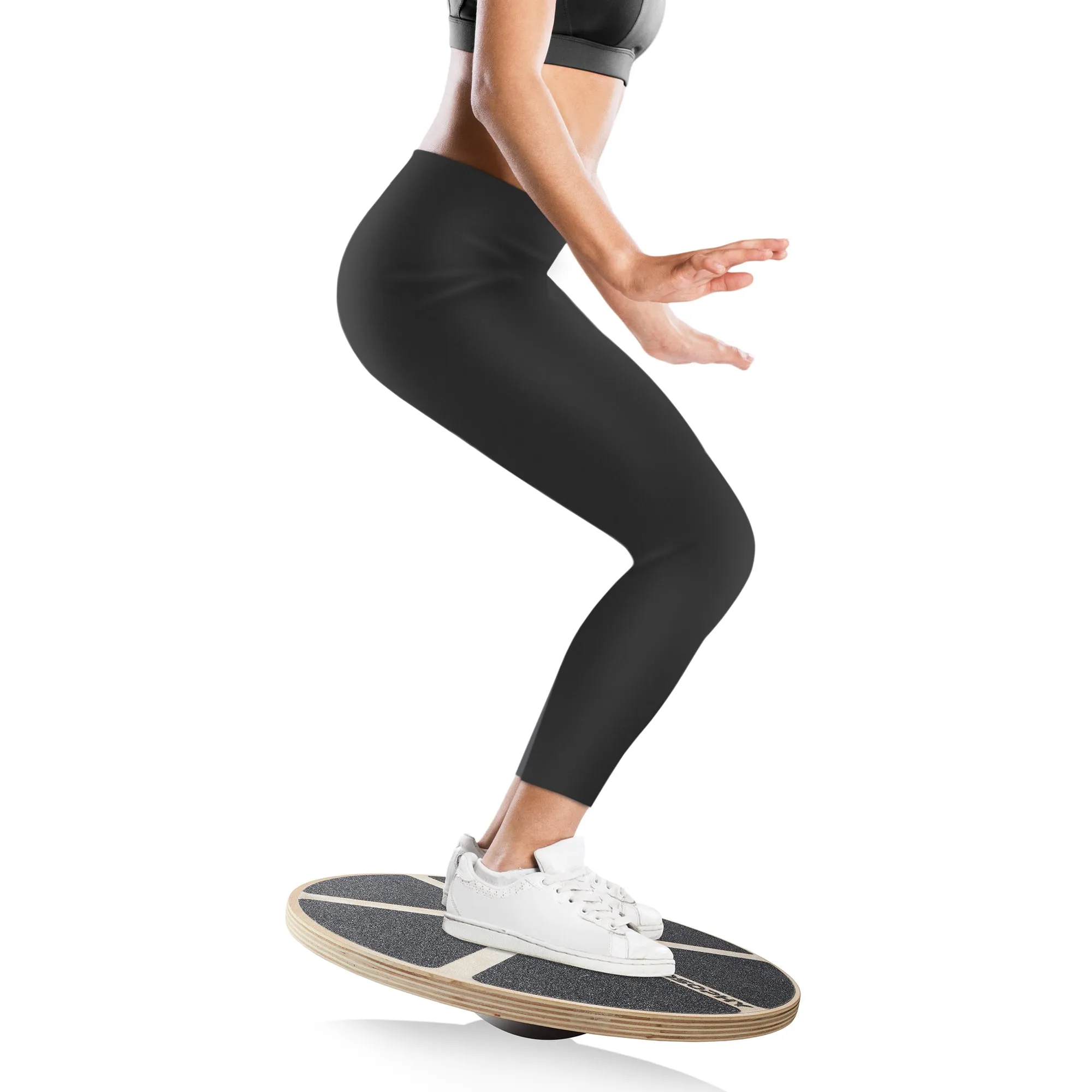 Wobble Board - Round Wooden Balance Board - Exercise Balance Trainer