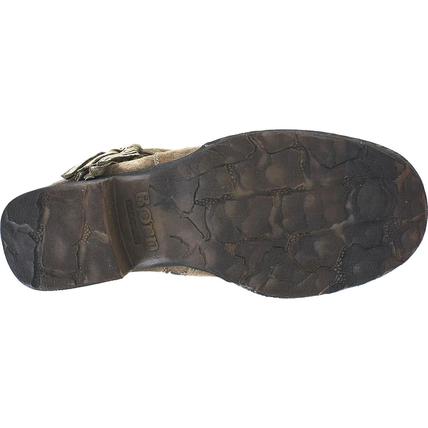 Women's Born Cross Taupe Distressed Leather