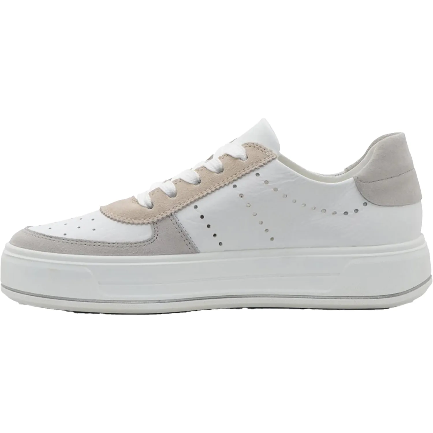 Women's Calgary Pebble/White/Shell Leather