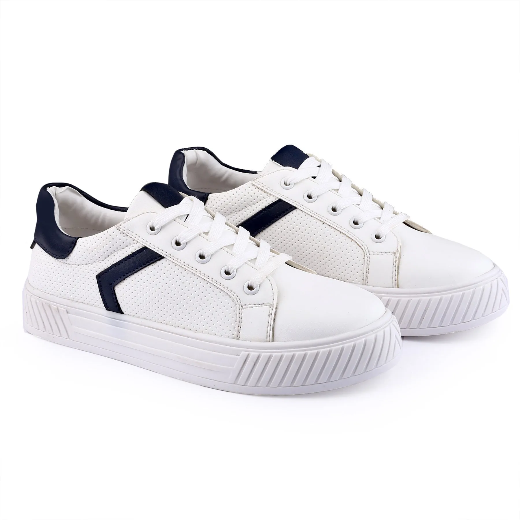 Women's Faux Leather Stylish And Fashionable Sneakers