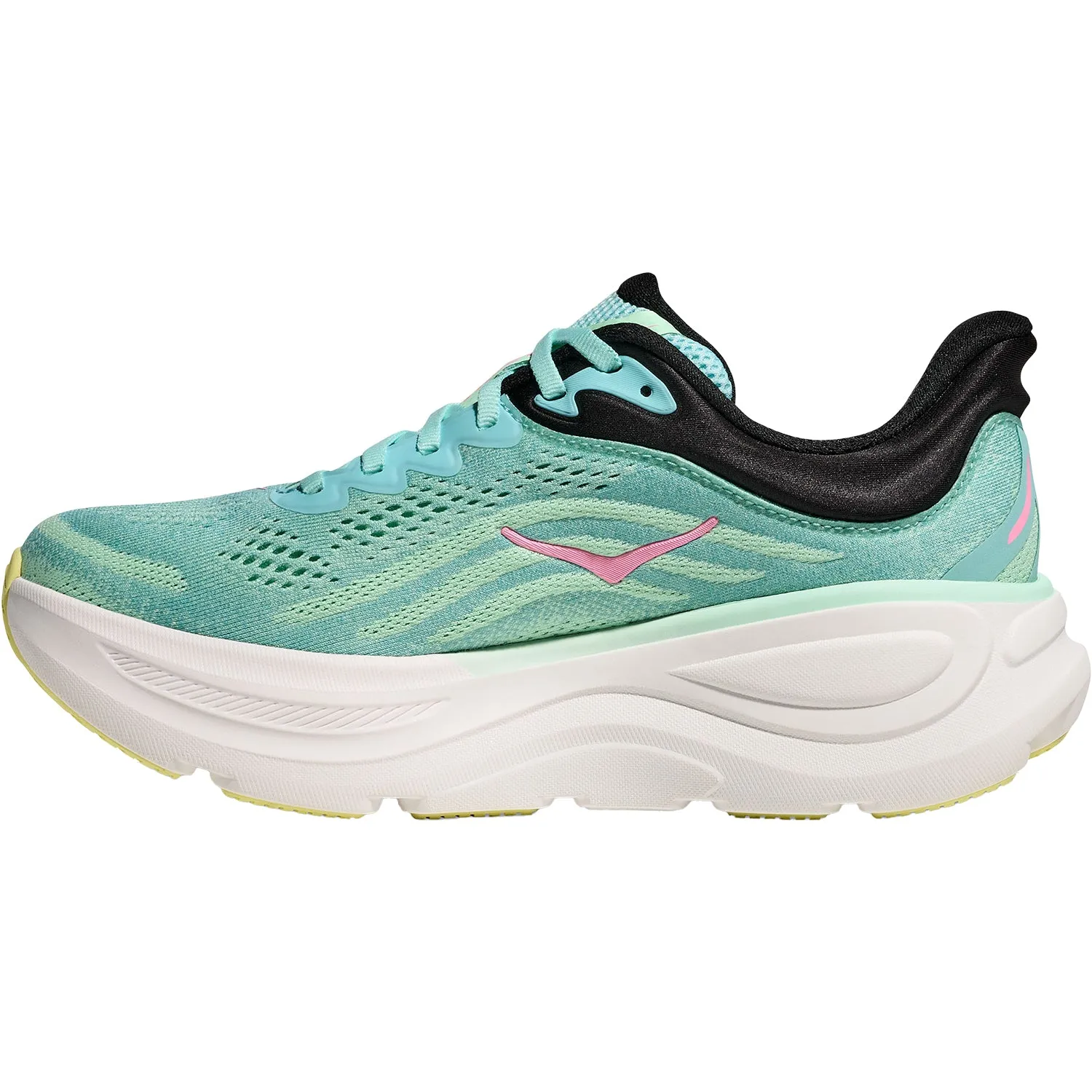 Women's Hoka Bondi 9 Blue Spark/Mint Fluorite Mesh