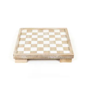 Wooden Checkerboard Set