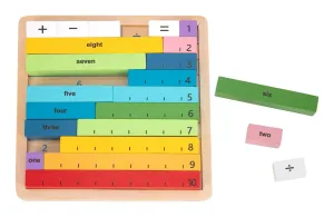 Wooden Counting Game Board