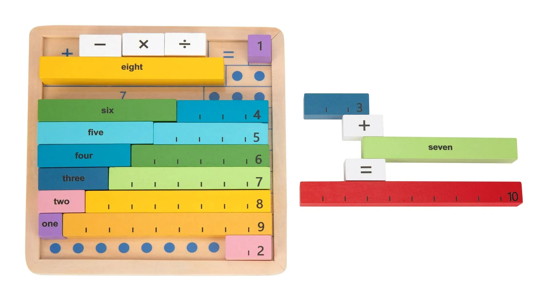 Wooden Counting Game Board