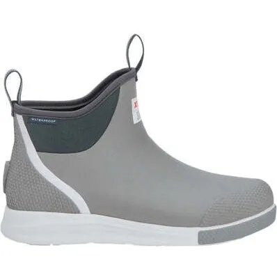 Xtratuf Men's Ankle 6" WP Slip Resistant Deck Boot -Grey- ADSM100